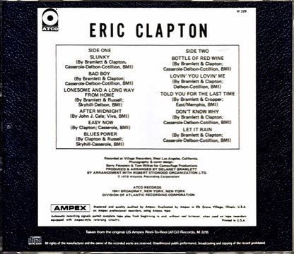 Eric Clapton/Solo Debut Album Original US Ampex Reel-to-Reel