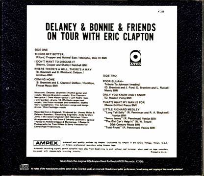 Delaney & Bonnie with Eric Clapton Delaney & Bonnie Eric Clapton/On Tour Original US Ampex Reel-to-Reel