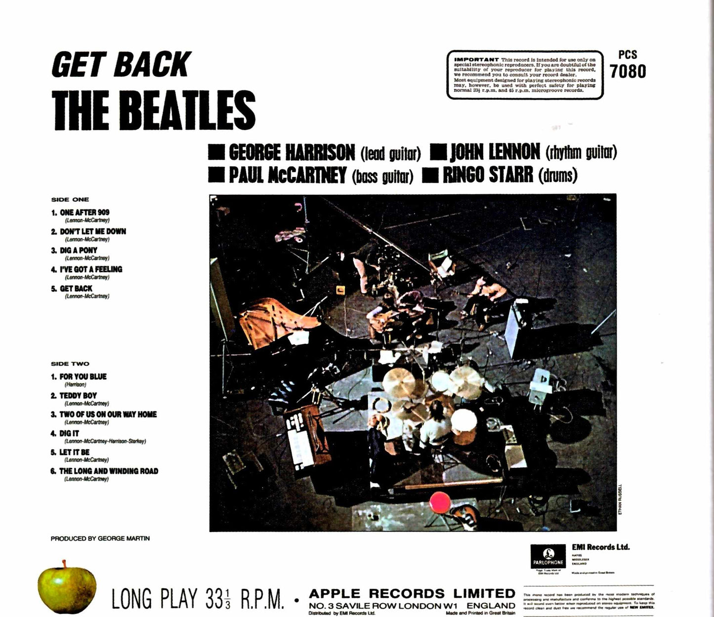 The Beatles/Get Back Rough Mix Version #1