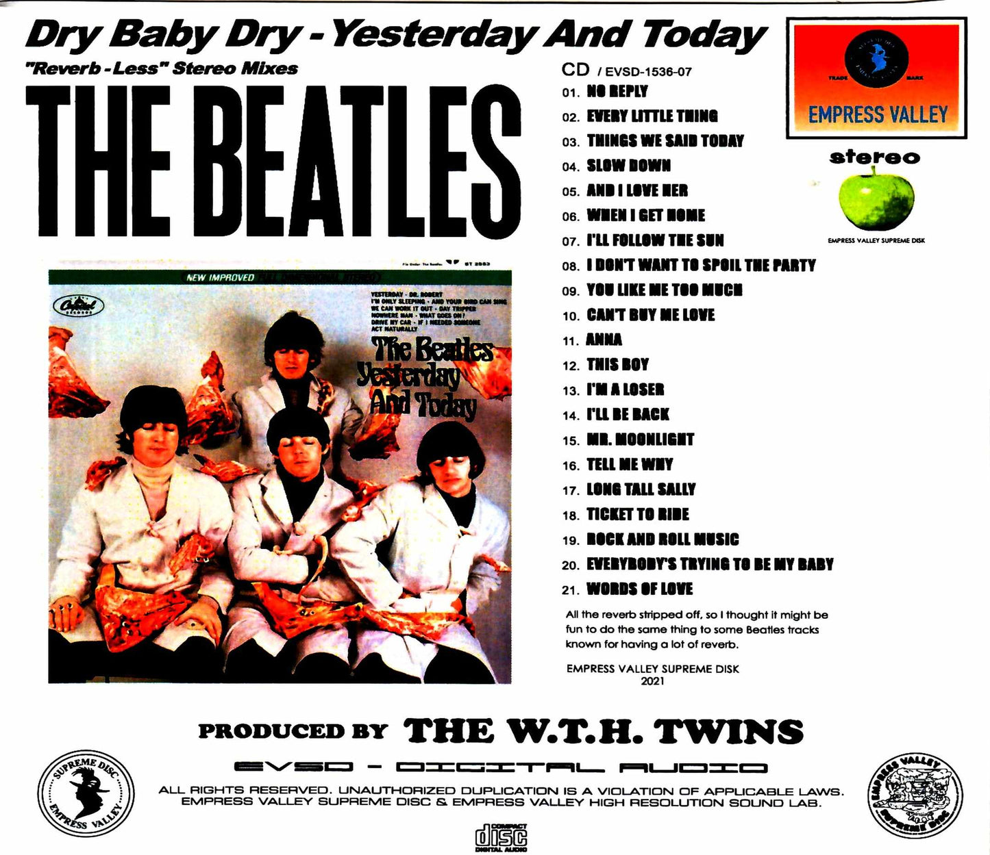 Beatles Yesterday and Today Dry Baby Dry Jacket 5
