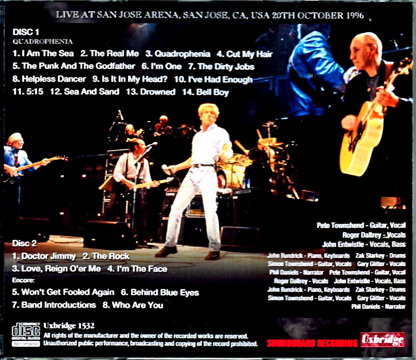 Who,The Who/CA,USA 10.20.1996