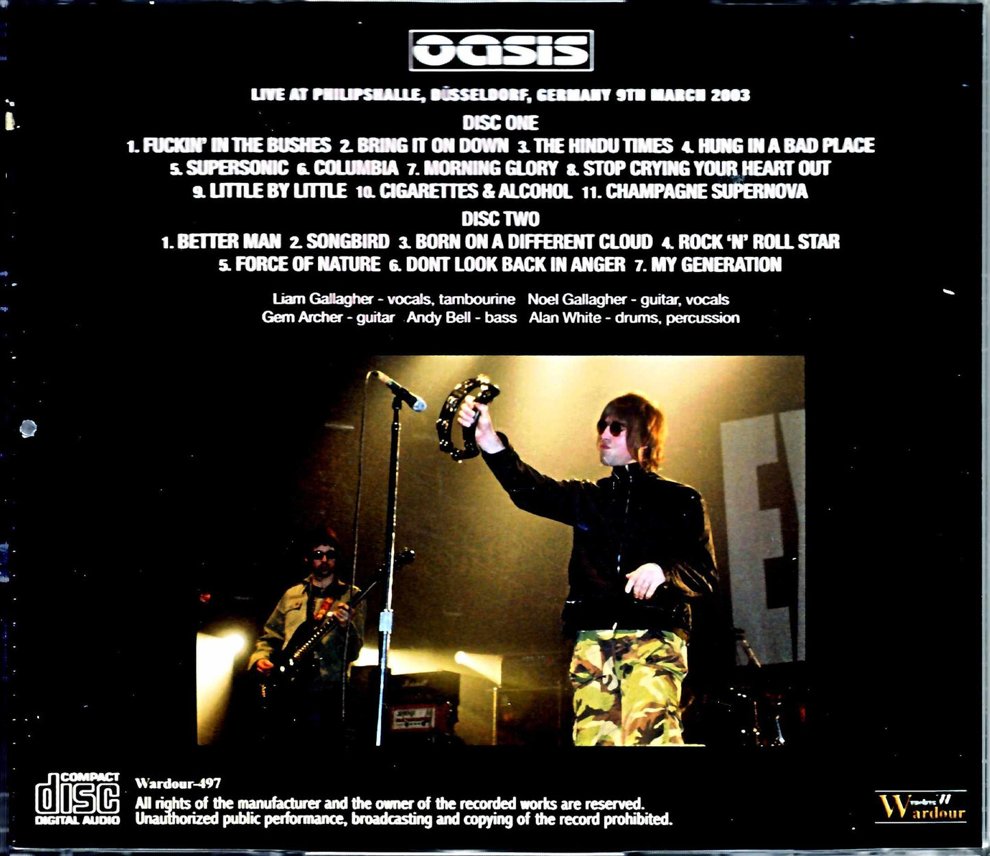 Oasis/Germany 3.9.2003 DAT Master