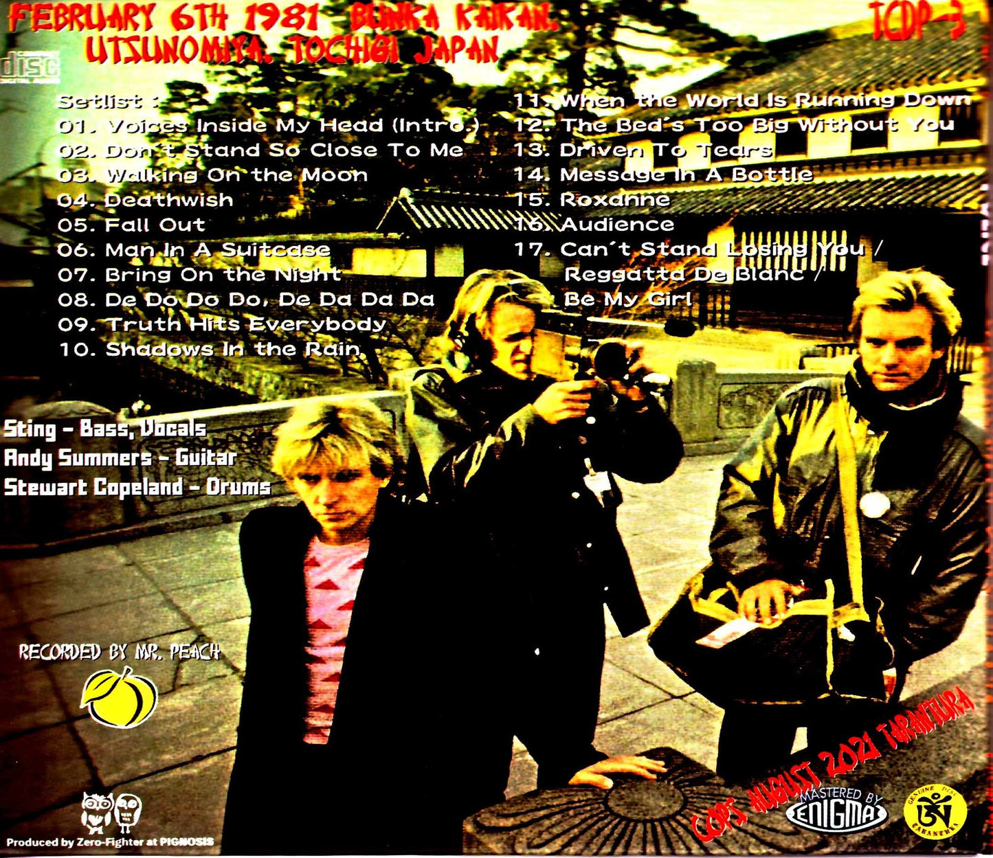 Police / Utsunomiya City Cultural Hall 1981, Safety Recording Tochigi, Japan 1981 Complete