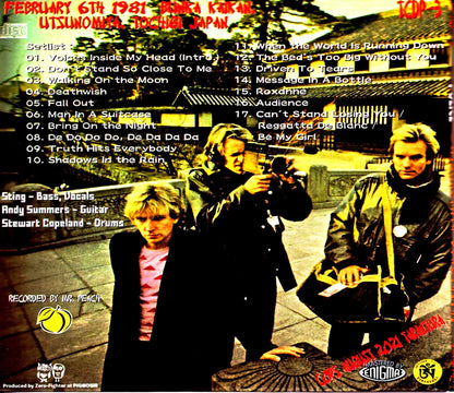 Police / Utsunomiya City Cultural Hall 1981, Safety Recording Tochigi, Japan 1981 Complete