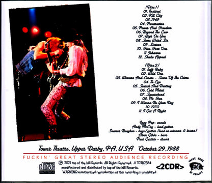 Iggy Pop/PA,USA 1988 Complete