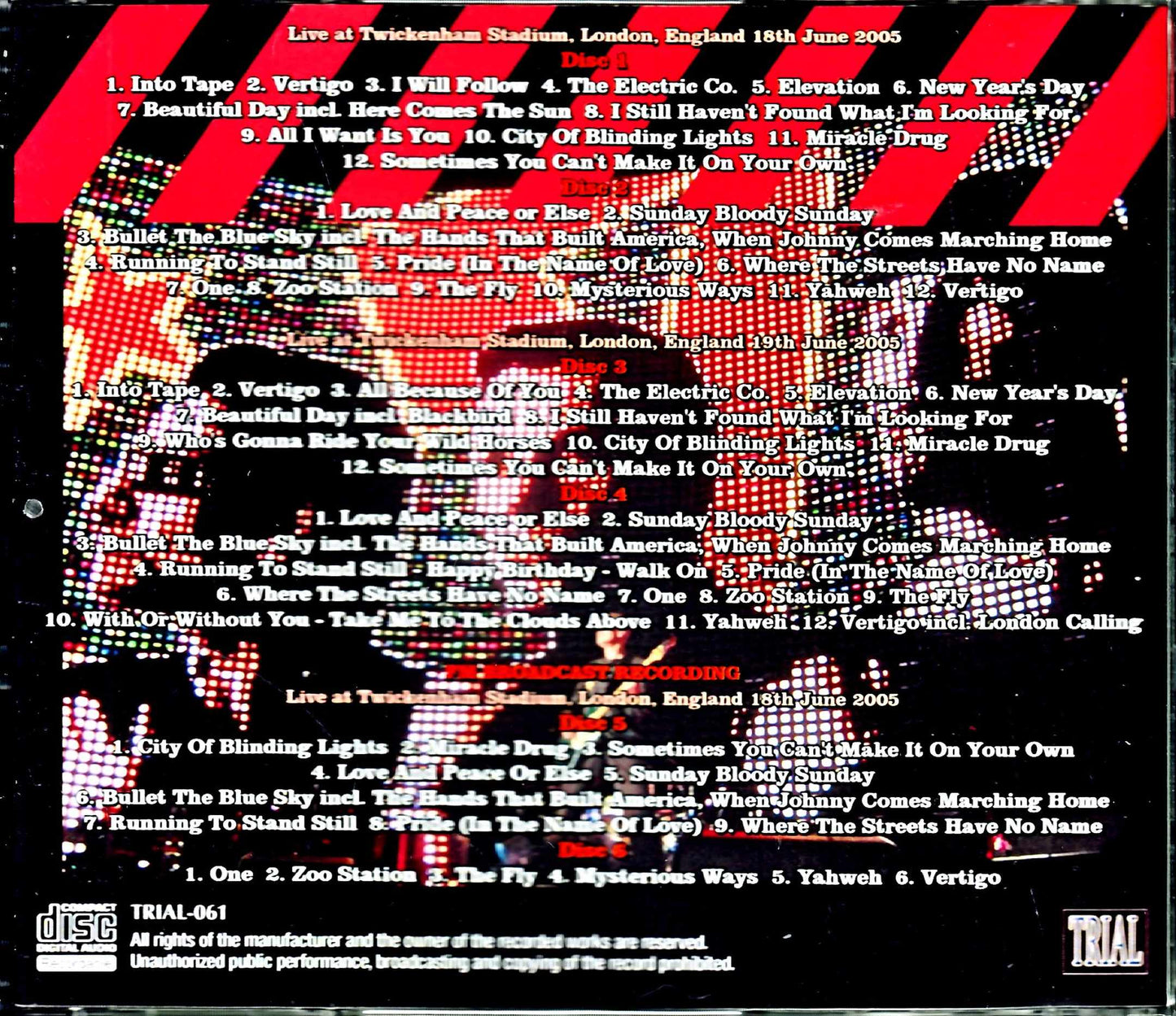 U2 You2/London,UK 2005 2 Days Complete