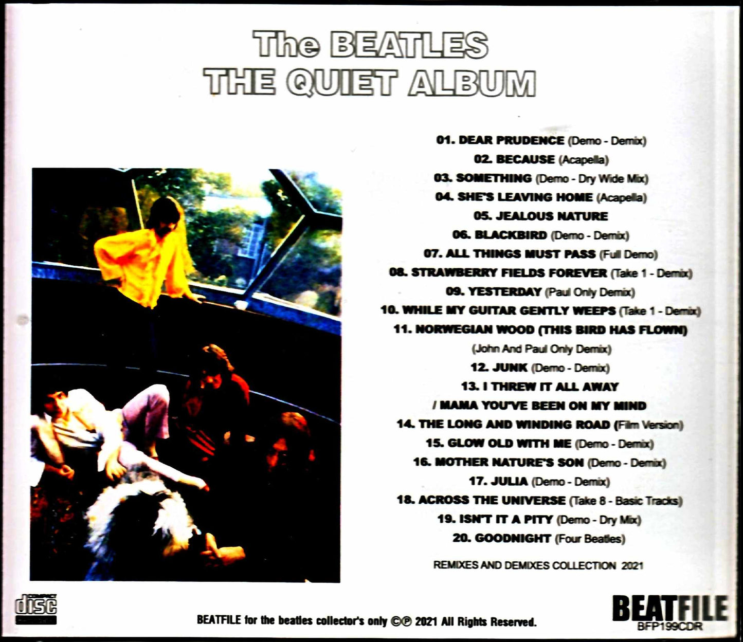 Beatles/Quiet Album Remixes and Demixes Collection 2021