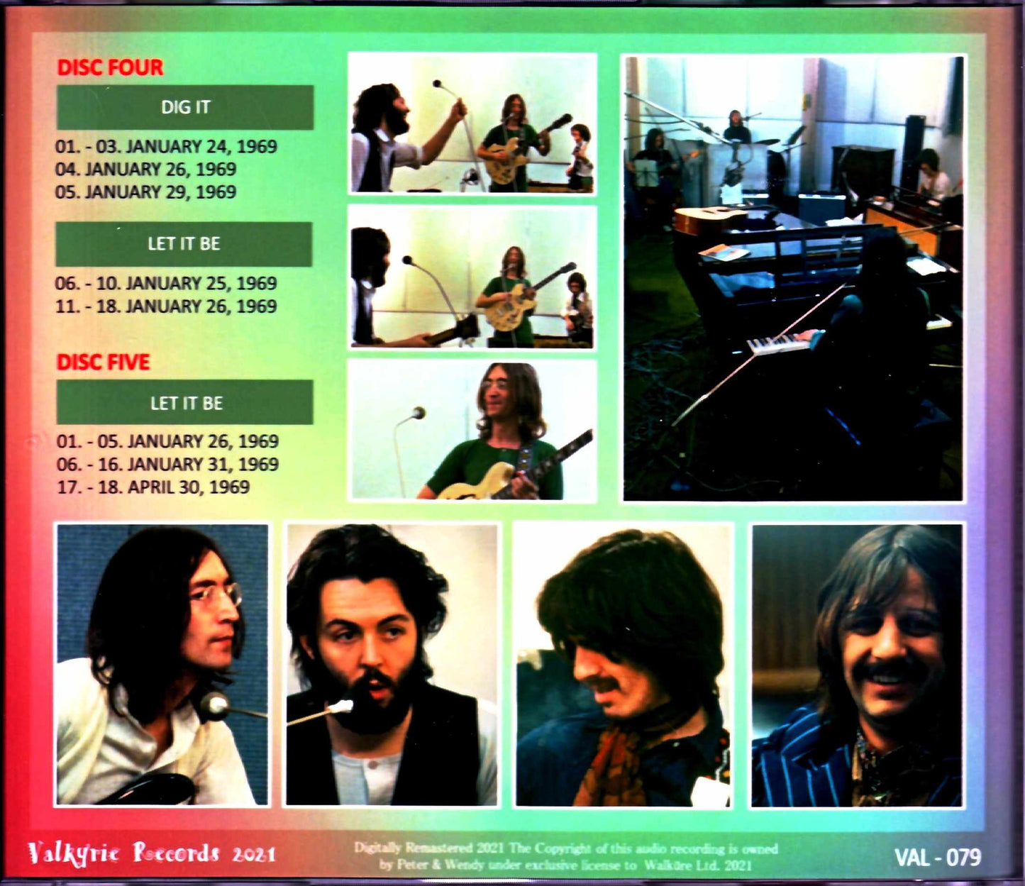 Beatles/Formal Get Back Sessions Vol.1-2