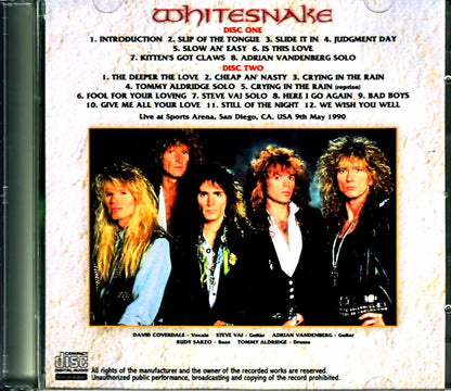 Whitesnake/CA,USA 5.9.1990