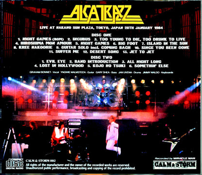 Alcatrazz/Tokyo,Japan 1.28.1984