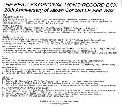 Beatles/Original Mono-Record Collection