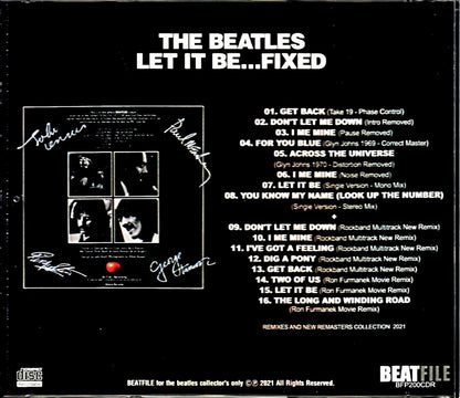 Beatles/Let it be ...Fixed Remixes and New Remasters Collection 2021