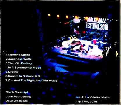 Chick Corea Akoustic Band Chick Corea/Malta 2018 S & V