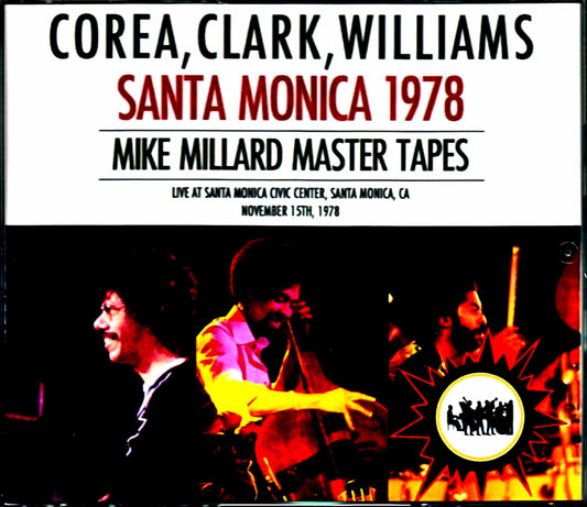Chick Corea Tony Williams Stanley Clarke ex.Return to Forever Chick Corea Return to Forever/CA,USA 1978 2 Shows Complete