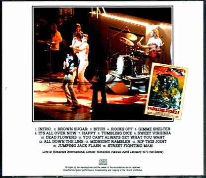 Rolling Stones/HI,USA 1973 1st Show Remastered