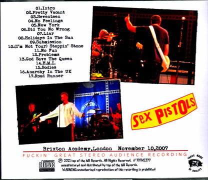 Sex Pistols/London,UK 11.10.2007 Complete