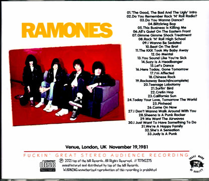 Ramones/London,UK 1981 Complete
