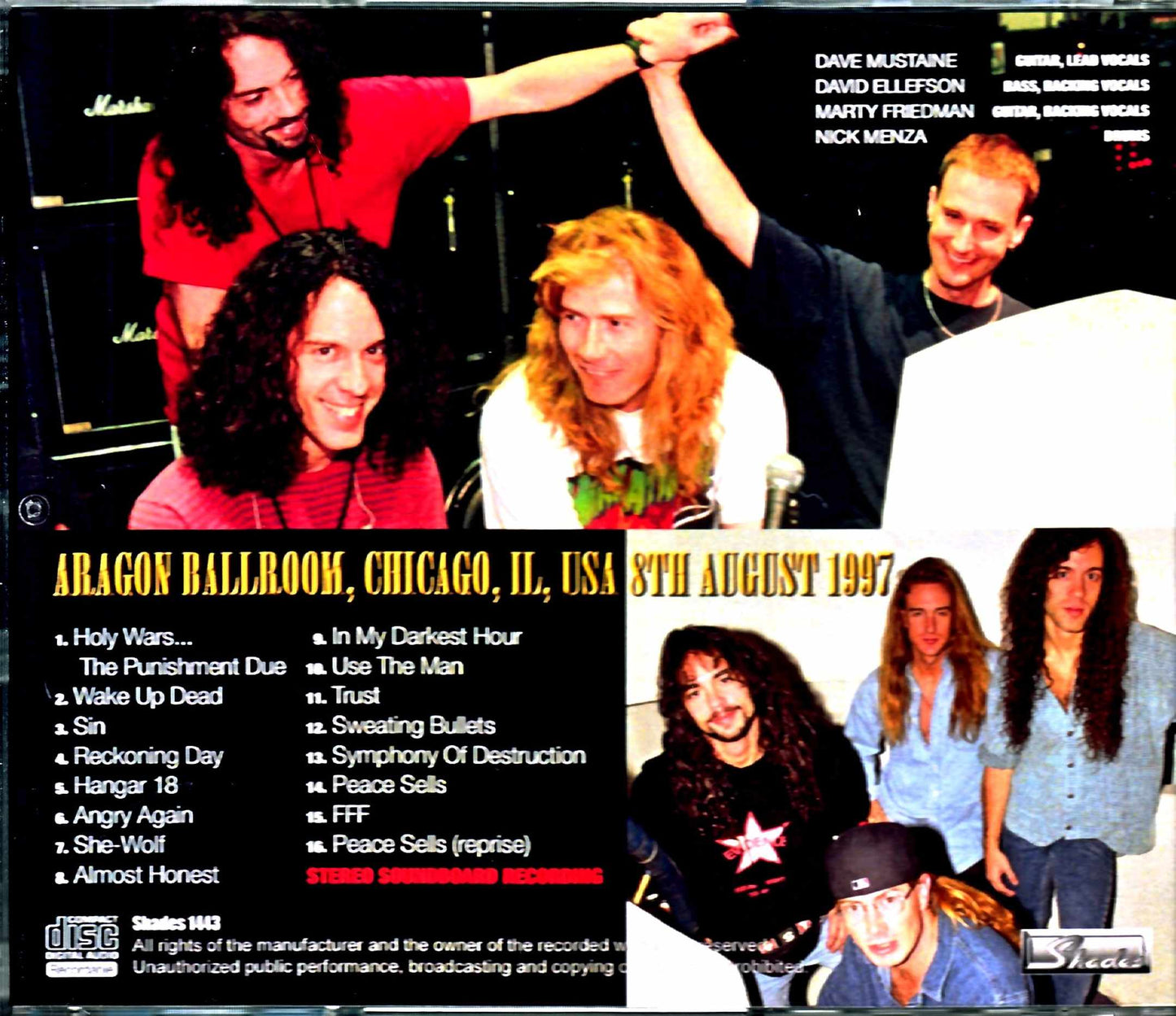 Megadeth/IL,USA 1997