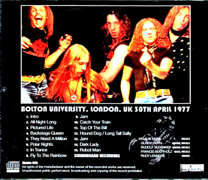 Scorpions/London, UK 1977