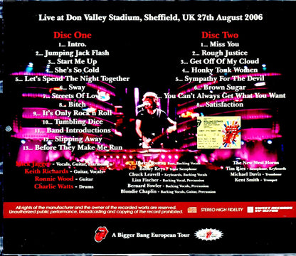 Rolling Stones/England,UK 2006 Upgrade
