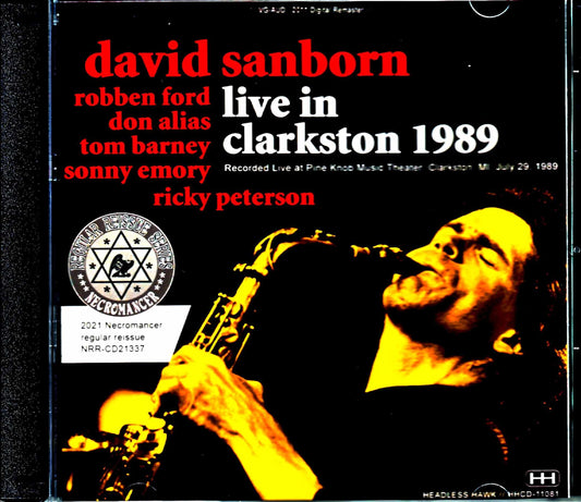 David Sanborn Robben Ford/MI, USA 1989