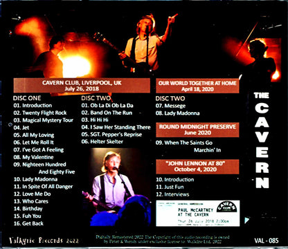 Paul McCartney Paul McCartney/Cavan Club 2018 England,UK 2018 Complete & more