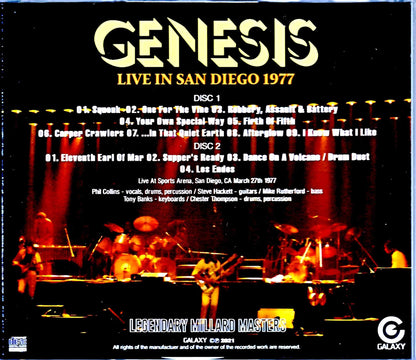 Genesis Genesis/CA,USA 1977 Complete