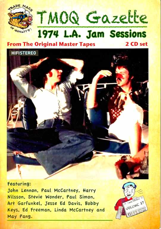 John Lennon Paul McCartney / The only recorded recording of the session 1974 L.A. Jam Sessions