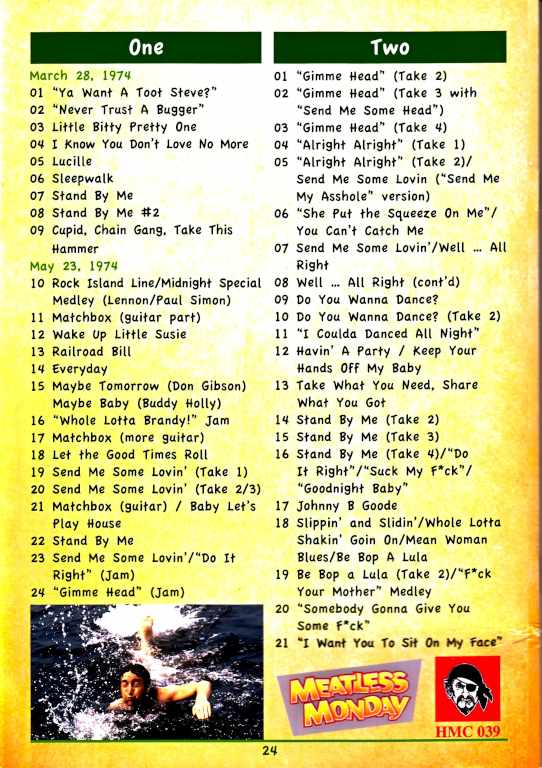 John Lennon Paul McCartney / The only recorded recording of the session 1974 L.A. Jam Sessions