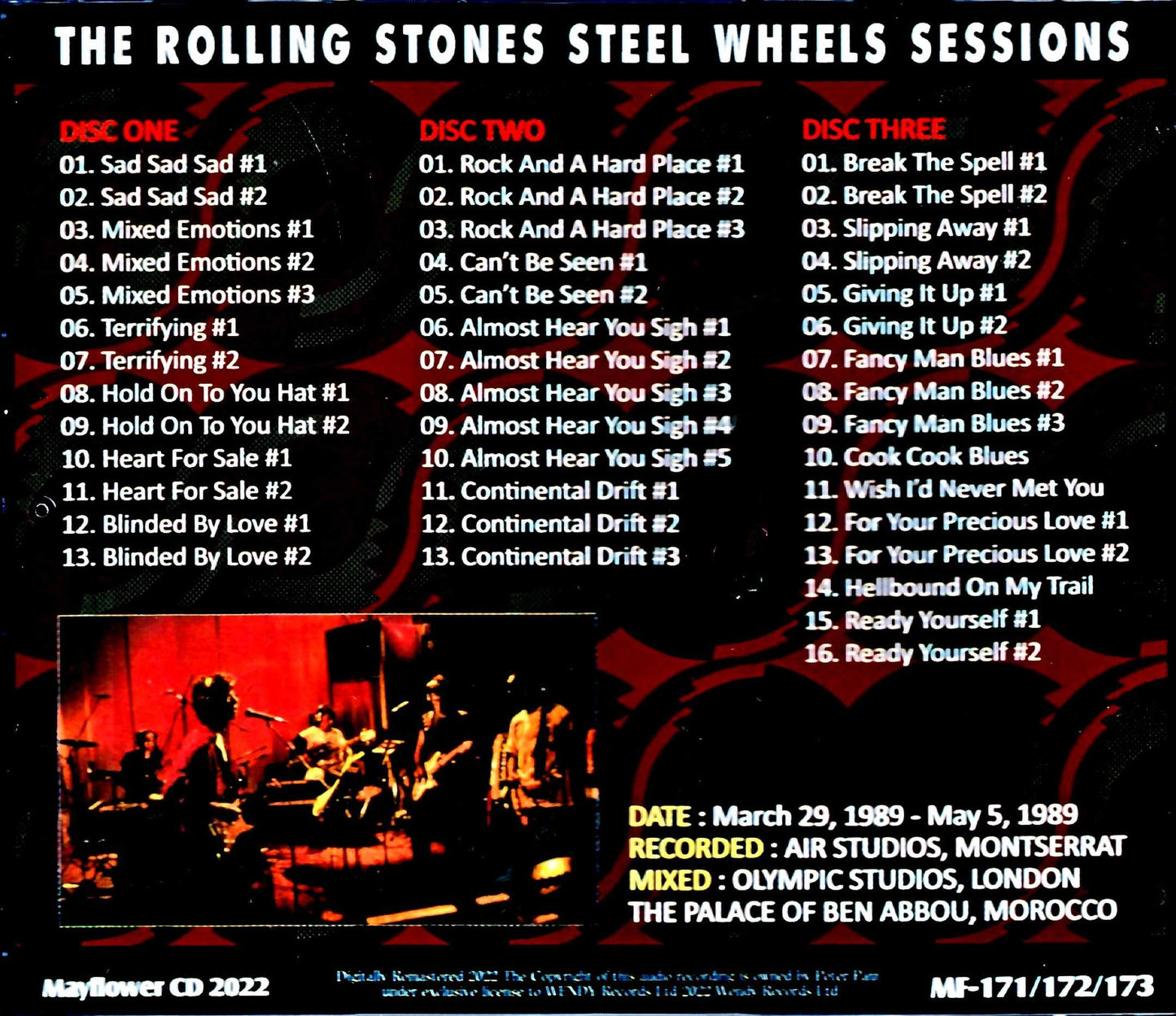 Rolling Stones Steel Wheels Sessions