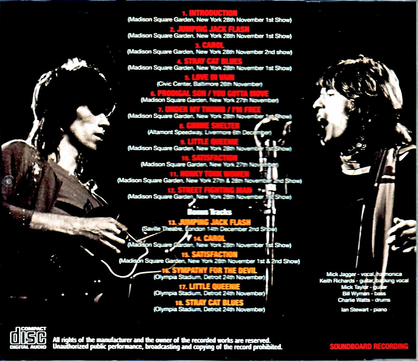 Rolling Stones/Live Compilation 1969 Upgrade