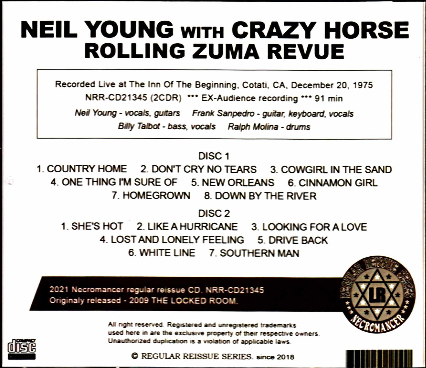 Neil Young with Crazy Horse Neil Young/CA,USA 1975
