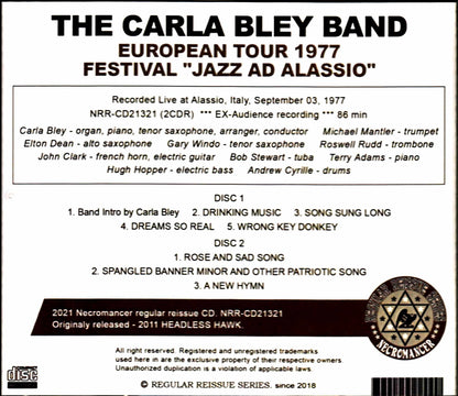 Carla Bley Band Carla Bley/Italy 1977