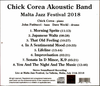 Chick Corea Akoustic Band Chick Corea/Malta 2018