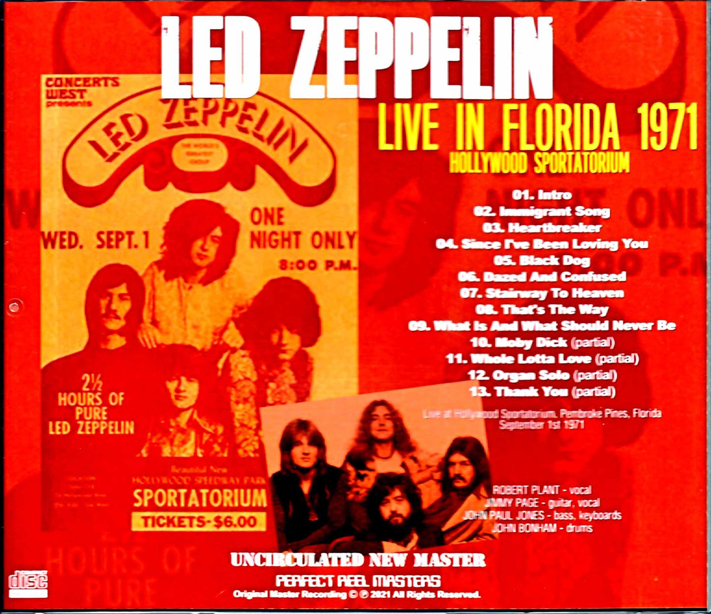 Led Zeppelin/FL,USA 9.1.1971