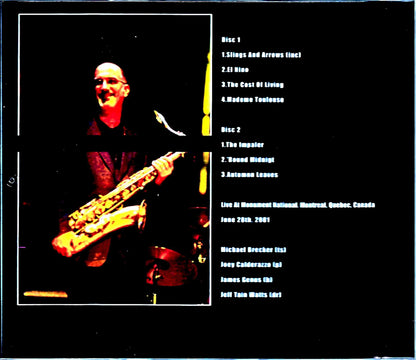 Michael Brecker Quartet Michael Brecker/Canada 2001