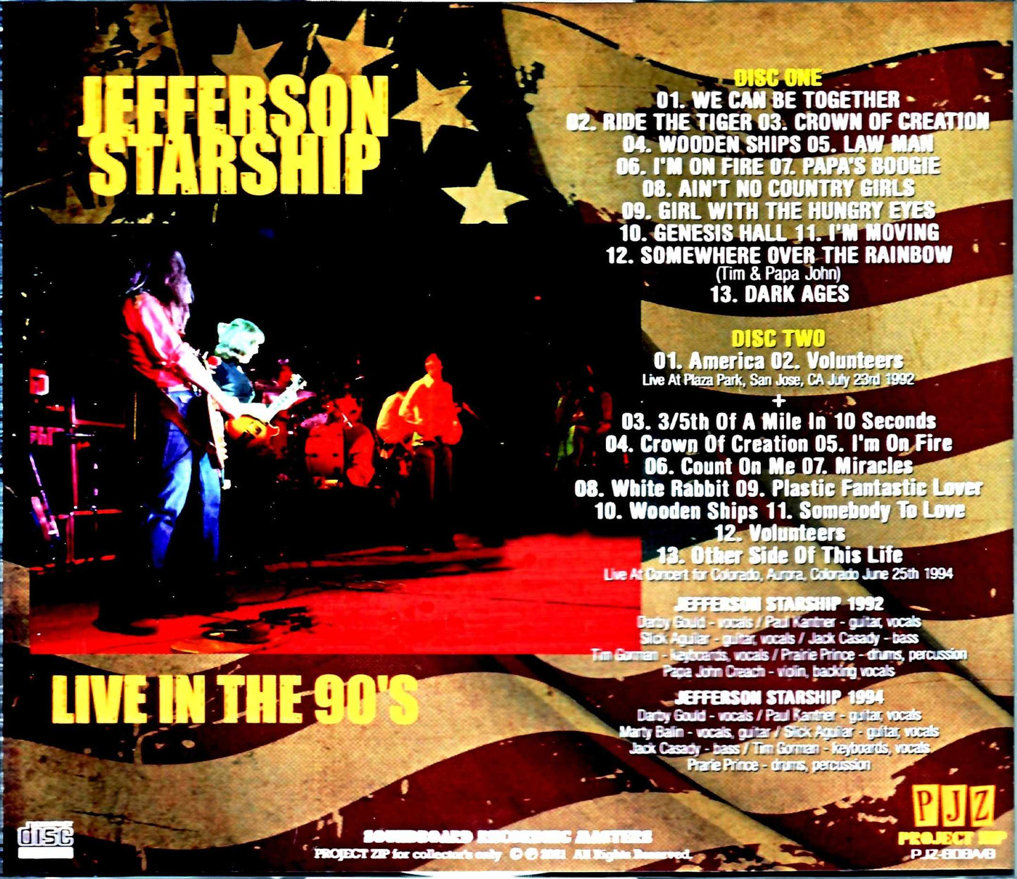 Jefferson Starship Jefferson Starship/CA,USA 1992 & more