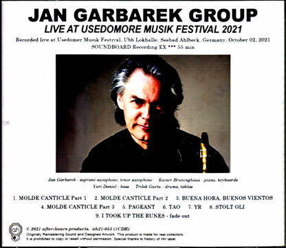 Jan Garbarek Group Jan Garbarek/Germany 2021 Complete