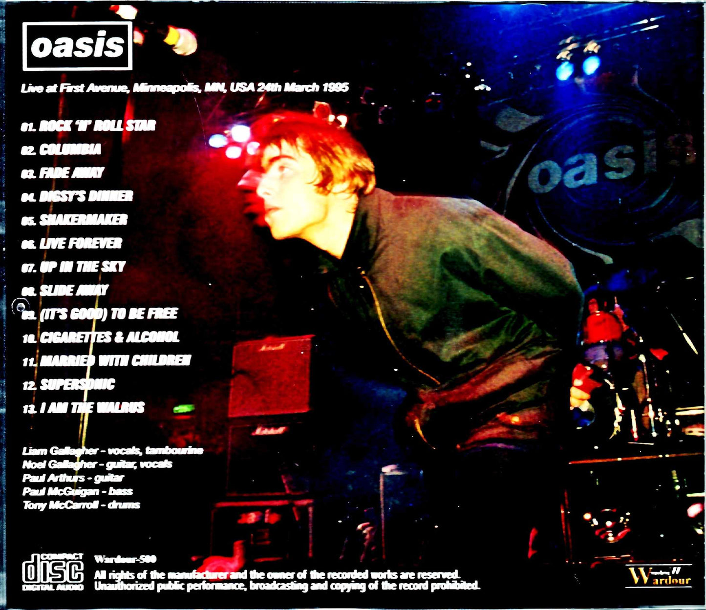 Oasis/MN,USA 1995 DAT Master
