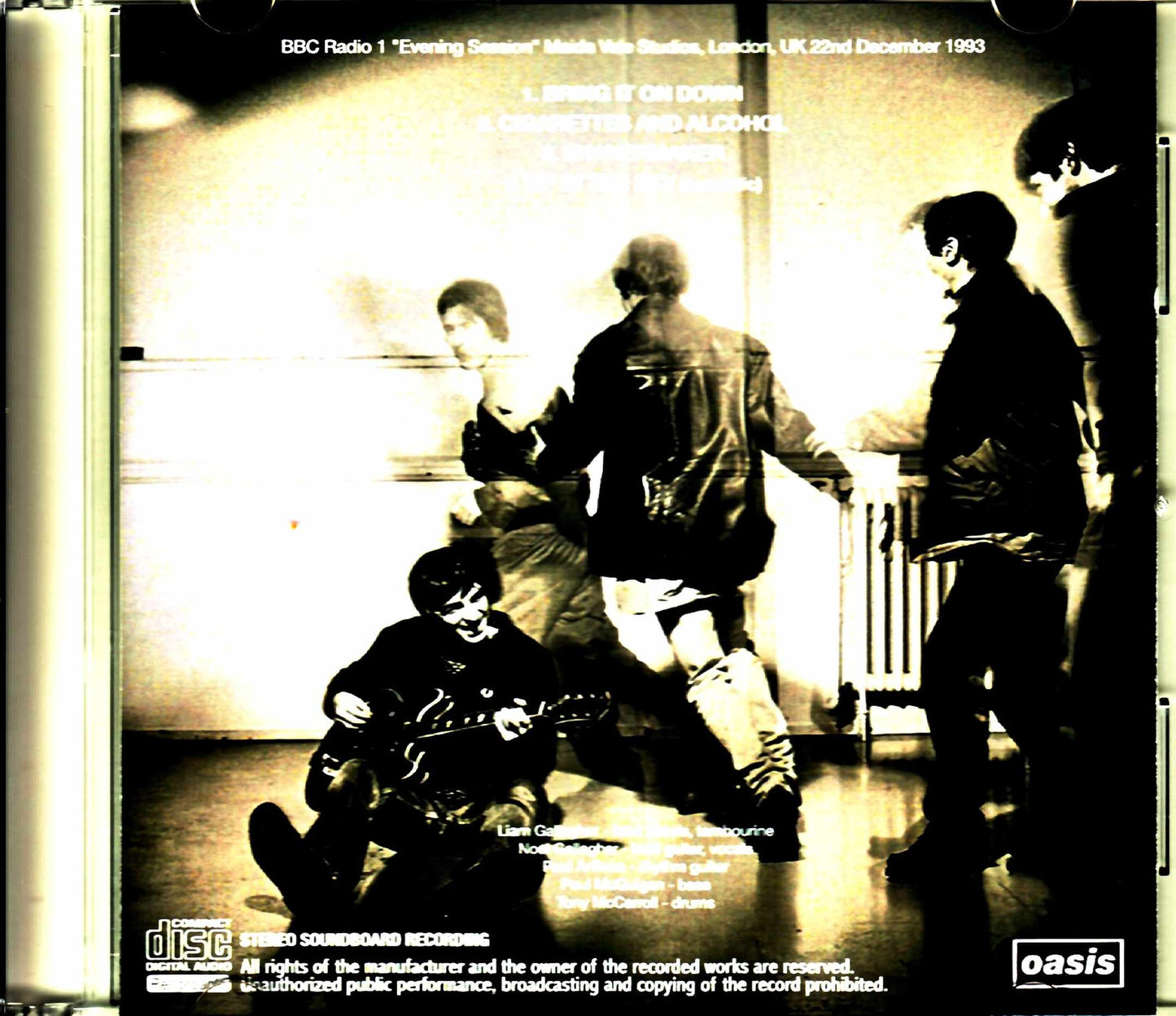 Oasis/London, UK 1993 Evening Session