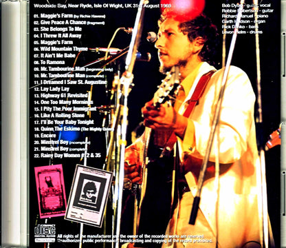 Bob Dylan / Isle of Wight, UK 1969 Raw Tapes