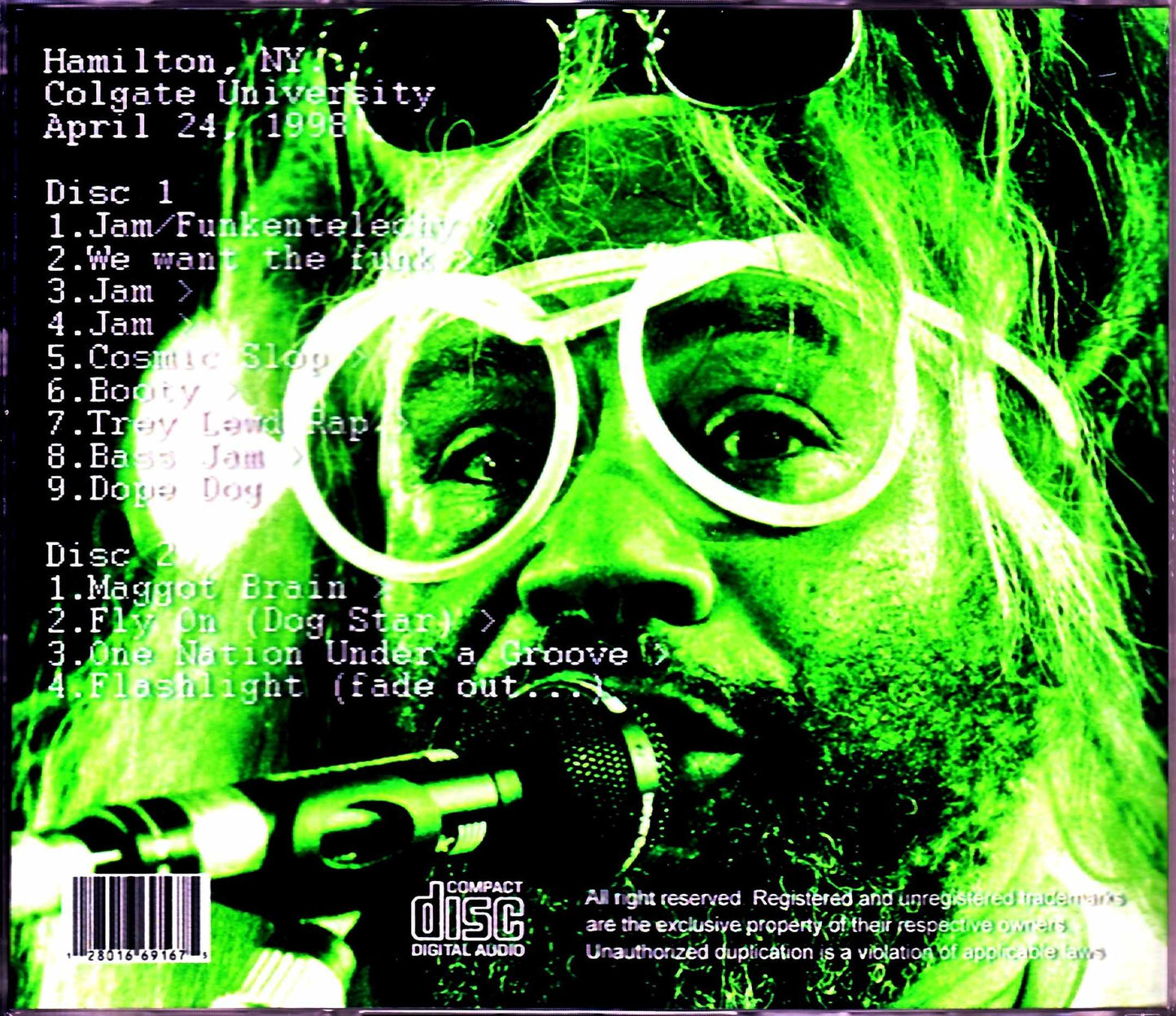 George Clinton & the P-Funk Allstars George Clinton/NY,USA 1998