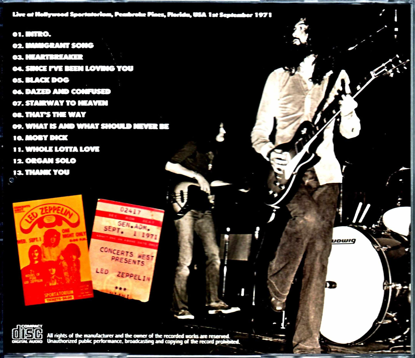 Led Zeppelin/FL,USA 9.1.1971