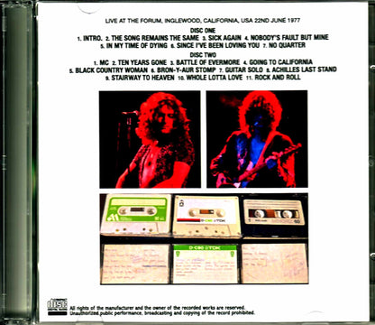 Led Zeppelin/CA,USA 6.22.1977 Source4 Upgrade
