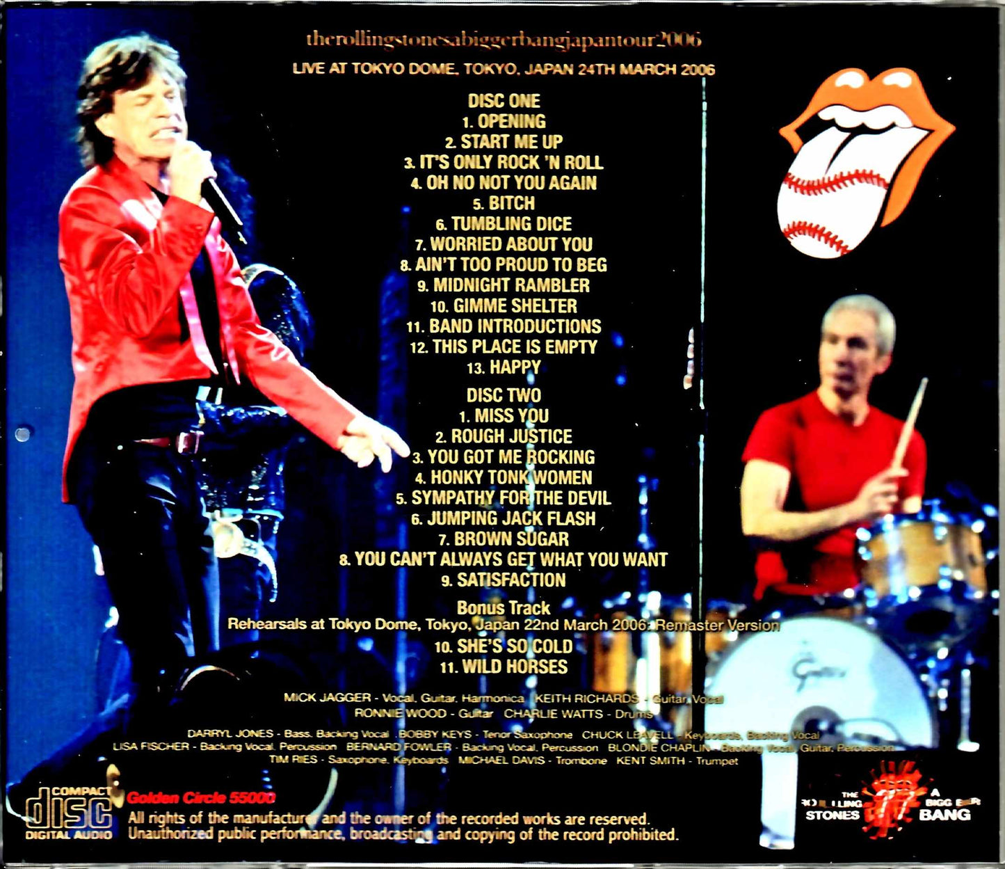 Rolling Stones/Tokyo,Japan 3.24.2006 & more