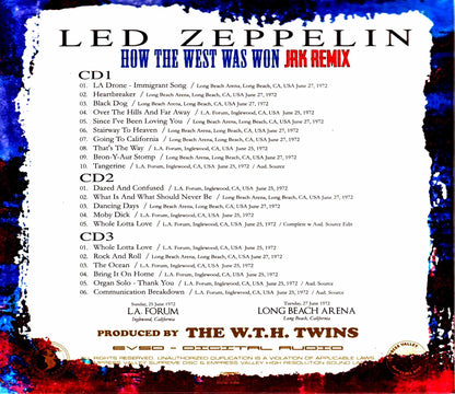 Led Zeppelin / Legendary Live! CA,USA 1972 JRK Remix