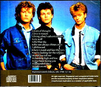 a-ha/London,UK 1986