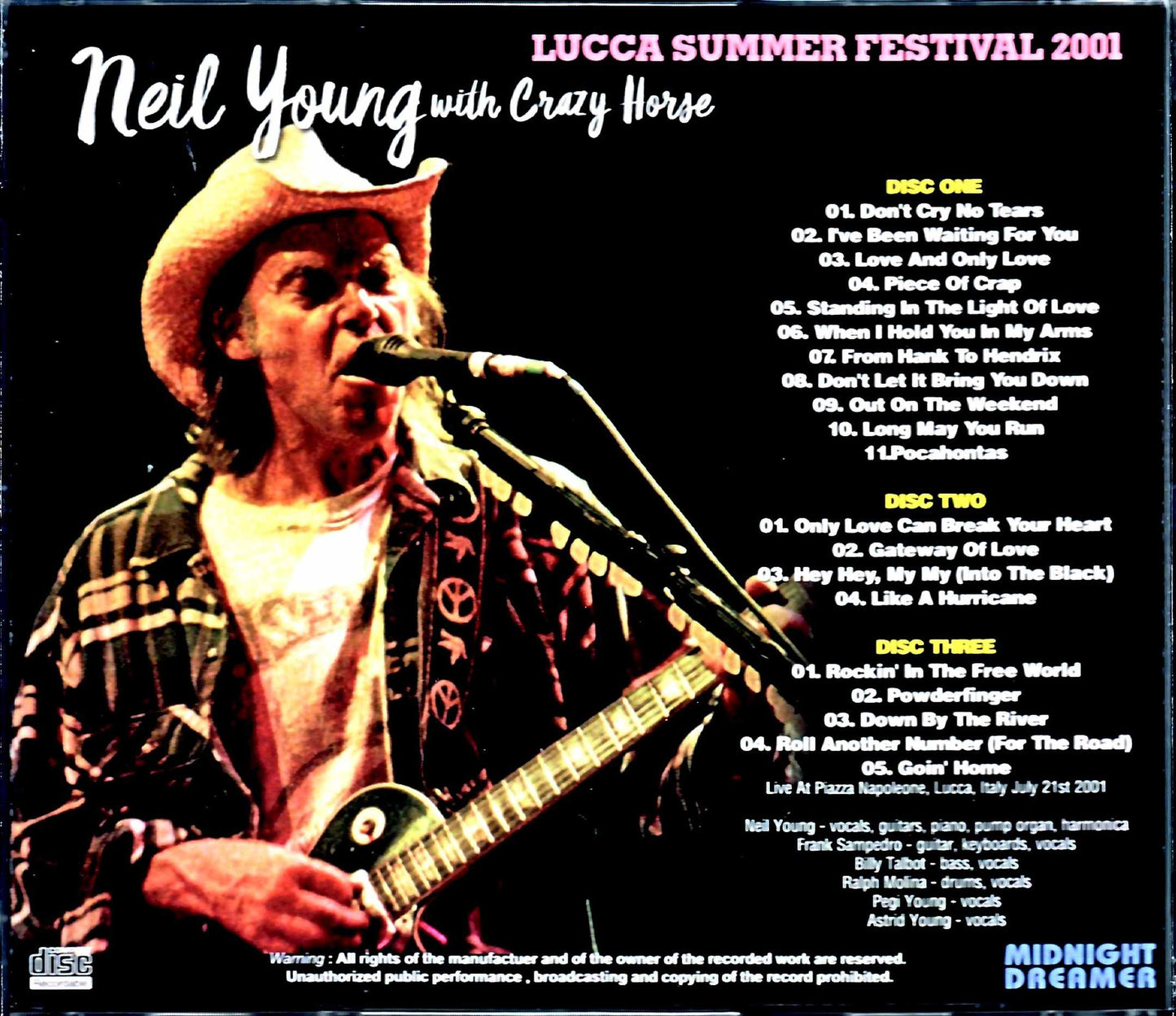 Neil Young with Crazy Horse Neil Young/Italy 2001
