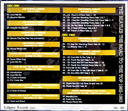 Beatles: The Beatles / Private Live 1962-1963 Road to the Top 1962-1963
