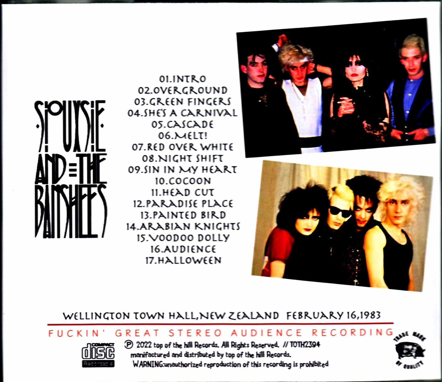 Siouxsie and the Banshees/New Zealand 1983 Complete